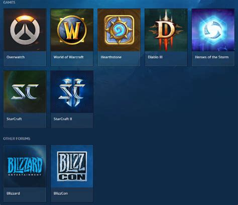 blizzard forums.